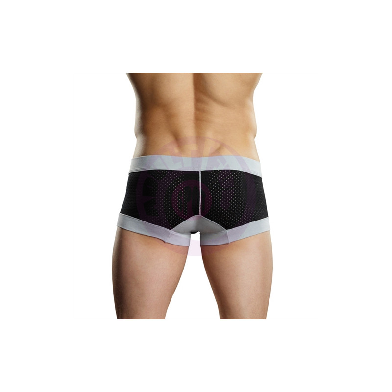 Sport Short Athletic Mesh - Extra Large Black and Grey