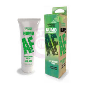 Numb Af- Spearmint Flavored Anal Numb Cream -  1.5 Oz (44 ml)