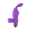 The 9's Flirt Finger Bunny Finger Vibrator - Purple