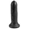 King Cock 6" Uncut - Black