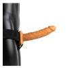 Hollow Strap-on Without Balls 8 Inch - Tan