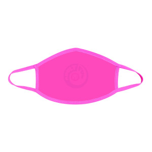Pinktricity Neon Uv Dust Mask With Pink Trim