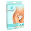 Hookup Panties Remote Bow-Tie G-String - White - Small - Large
