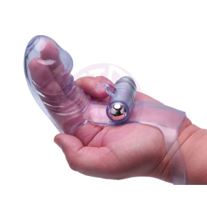 Vibro Finger Wearable Stimulator - Purple