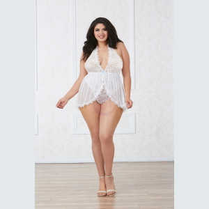 Babydoll - Queen Size - White