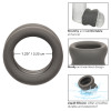 Alpha Liquid Silicone Scrotum Ring - Gray Gray