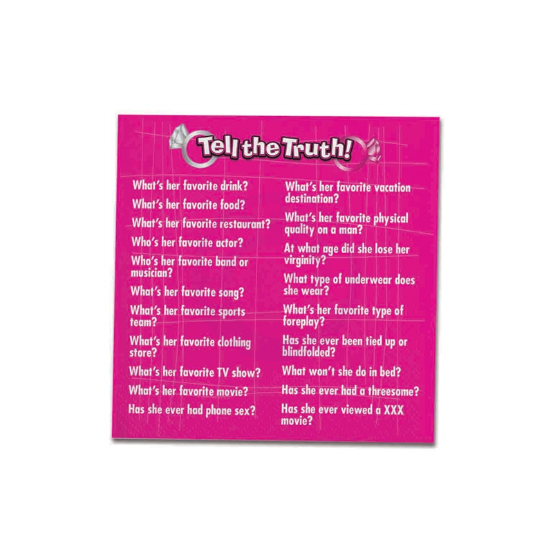 Bride-to-Be Trivia Napkins - 10 Count