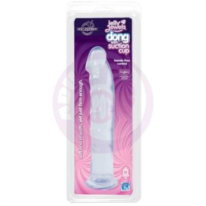 Juicy Jewels - Dong With Suction Cup - Clear