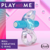 Play With Me – Bull Vibrating C-Ring - Blue