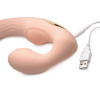 15x U-Pulse - Pulse and Vibe Strapless Strap-on  With Remote - Blush