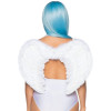 Marabou Trimmed Feather Wings - White
