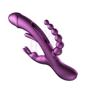 Trilux - App Controlled Rabbit Vibrator - Purple