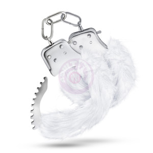 Temptasia - Plush Fur Cuffs - White