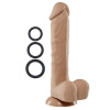 9 Inch Silicone Pro Odorless Dong - Tan