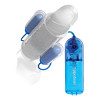 Dual Vibrating Penis Sleeve - Blue and Clear