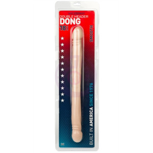 Double Header 18 Inches Smooth - White