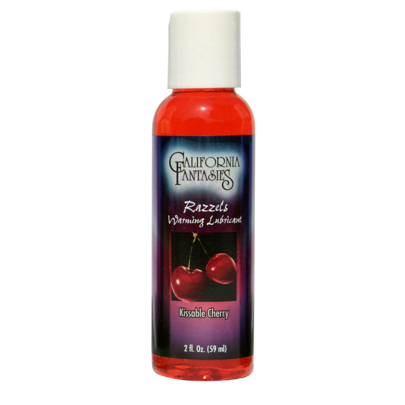 Razzels Warming Lubricant - Kissable Cherry -  2.5 Fl. Oz. Bottle