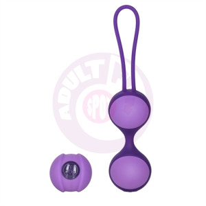 Mini Stella II Double Kegel Ball Set - Purple