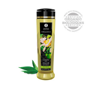 Organica Massage Oils - Green Tea - 8 Fl. Oz.