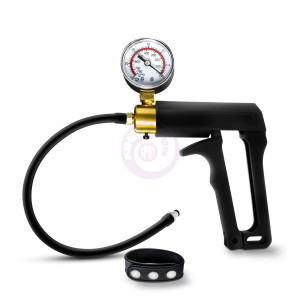 Performance - Gauge Pump Trigger With Silicone  Tubing and Silicone Cock Strap - Black