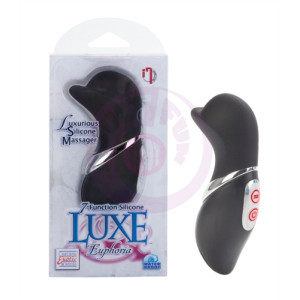 7-Function Silicone Luxe Euphoria Massager - Black