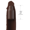 Fantasy X-Tensions Elite 9 Inch Sleeve With 3 Inch Plug - Brown