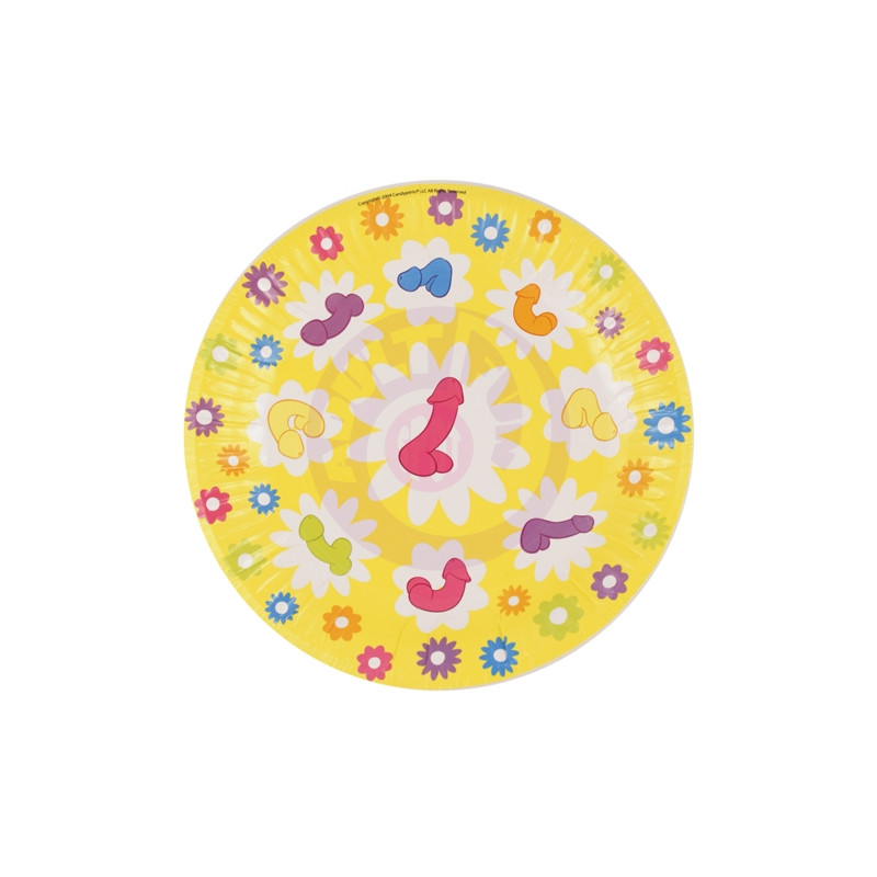 Super Fun Penis Party Plates - 8 Count