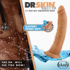 Dr. Skin Glide 7.5 Inch Self Lubricating Dildo -  Mocha -