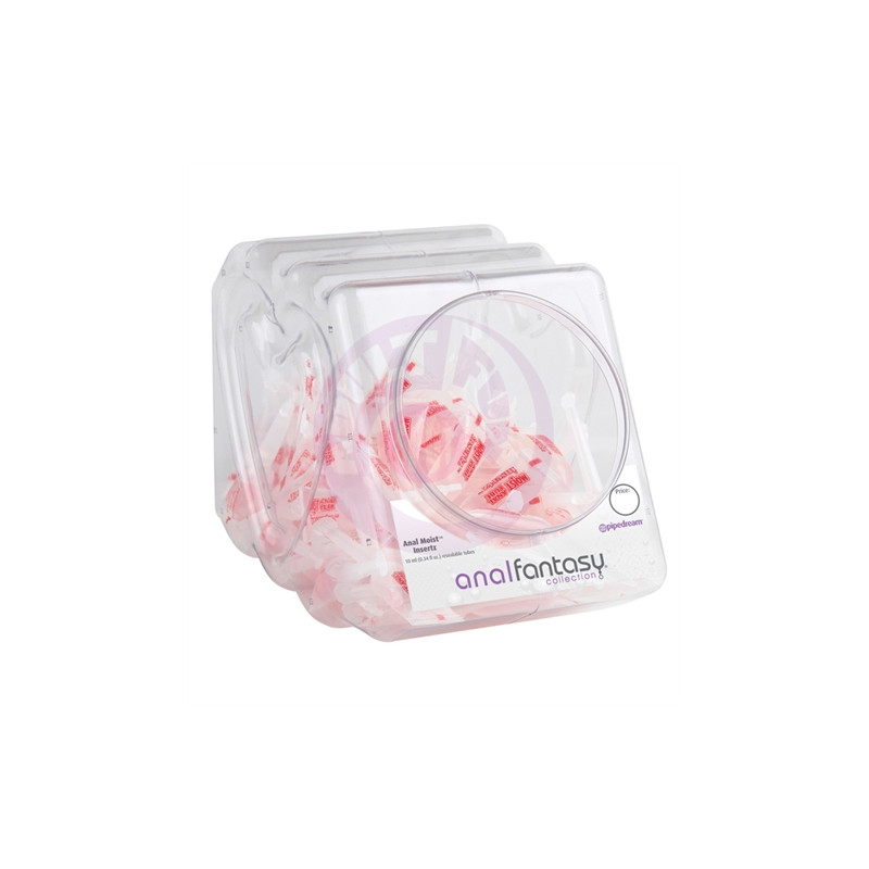 Anal Fatasy Collection Moist Insertz-72 Piece Fishbowl Display