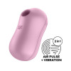 Satisfyer Cotton Candy - Air Pulse Stimulator Plus Vibrator - Lilac