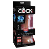 King Cock Plus Triple Density 6.5 Inch Cock With Balls - Tan