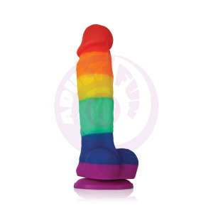 Colours Pride Edition - 5 Inch Dildo - Rainbow