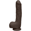 The D - Uncut D - 9 Inch With Balls - Ultraskyn - Chocolate