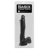 Basix Rubber Works 12 Inch Dong With Suction Cup - Black