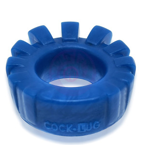 Cock-Lug Lugged Cockring -  Marine Blue