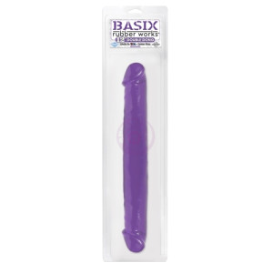 Basix Rubber Works 12 Inch Double Dong - Purple