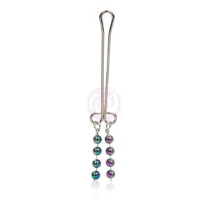 Intimate Play Beaded Clitoral Jewelry - Black