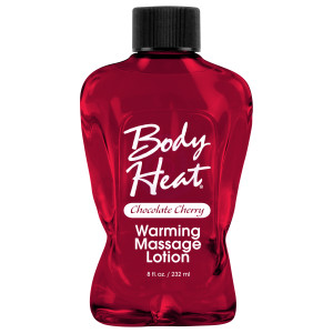 Body Heat Warming Massage Lotion - 8 Fl. Oz. - Chocolate Cherry