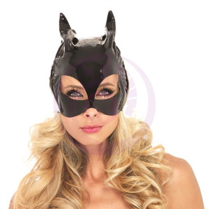 Vinyl Cat Mask - Black