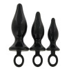 Anal Pacifiers Set of 3 - Black
