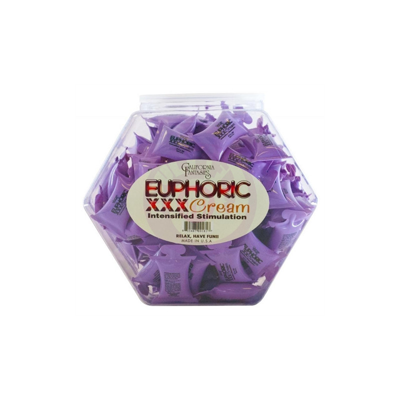 Euphorix XXX Cream - 72 Piece Fishbowl - 10 ml Pillows