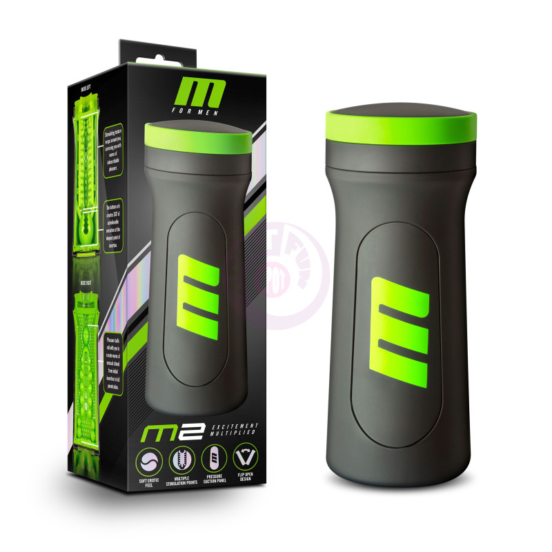 M for Men - M2 - Male Masturbator Cup - Black