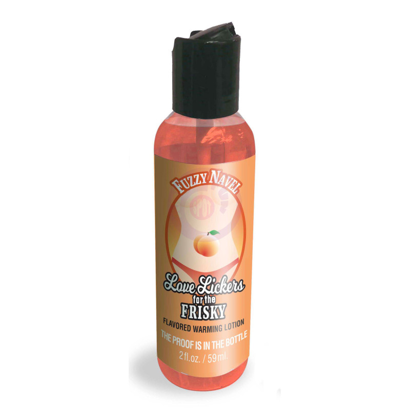 Love Lickers Massage Oil - Fuzzy Navel - 1.76 Fl.  Oz.
