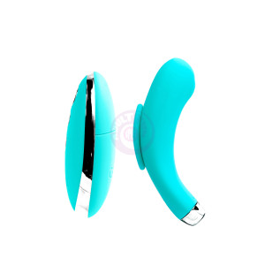 Niki Rechargeable Flexible Magnetic Panty Vibe -  Turquoise