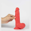 Get Lucky Ms. Ruby 7.5 Inch Dildo - Red