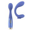 Perks Ex-C Dual Vibrator and Clitoral Stimulating  Wand - Royal Blue