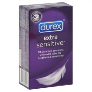 Durex Extra Sensitive Condoms Lubricated - 12 Pack New Item Number 30271