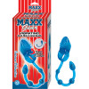 Maxx Gear Vibrating Cockring & Anal Beads - Blue