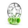 Play With Me - Arouser Vibrating C-Ring - Green