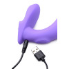 10x G-Tap Tapping Silicone G-Spot Vibrator -  Purple
